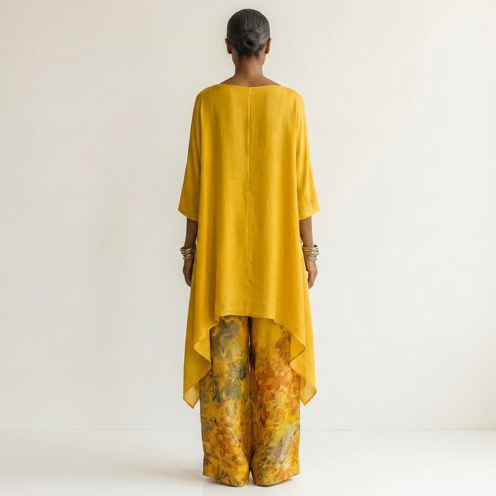Maud | Tweedelige Set met Asymmetrische Tuniek