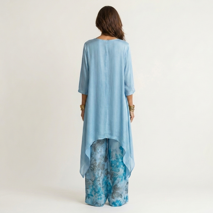 Maud | Tweedelige Set met Asymmetrische Tuniek