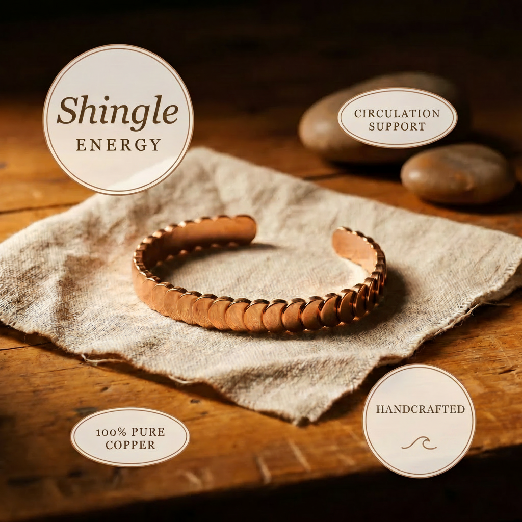 Shingle Koperen Armband