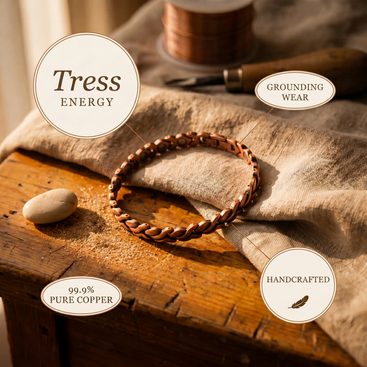 Tress Koperen Enkelband