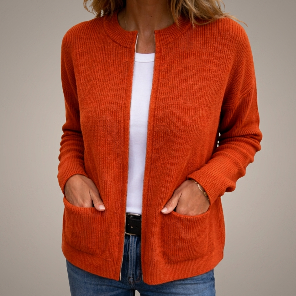 Eliza | Damesvest met ritssluiting