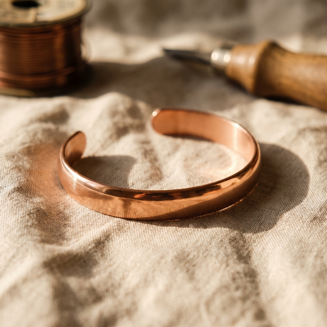 Getijden Koperen Armband