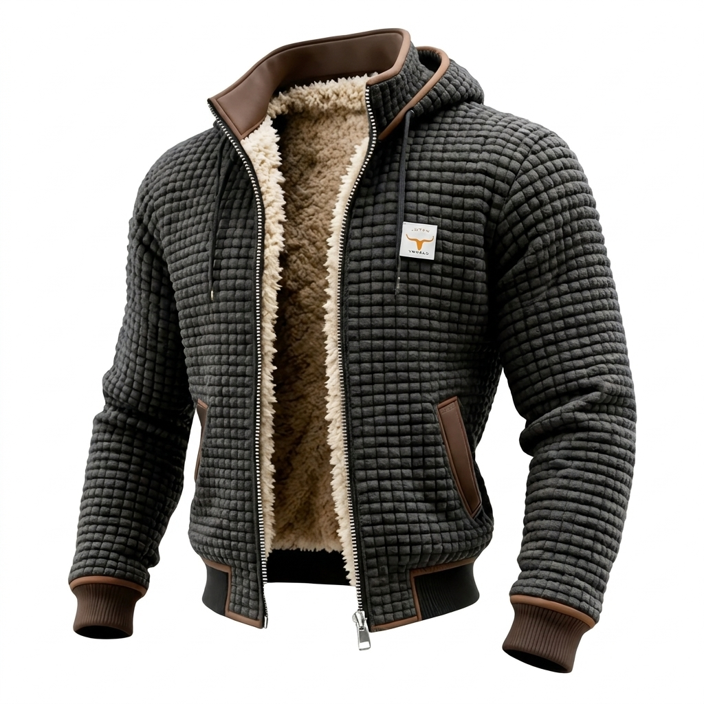 Sebastiaan® | Retrojack met Capuchon en Rits