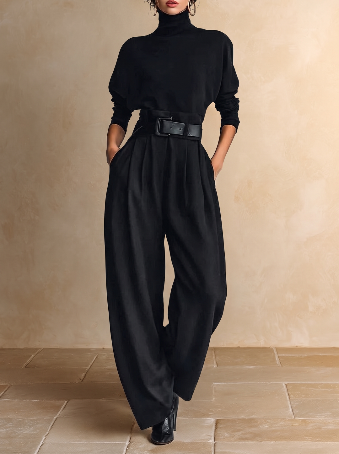 Jolanda™ | Elegante Tweedelige Set met Coltrui en Broek