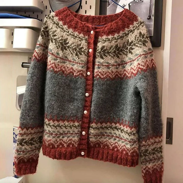 Liliana | Vest met Scandinavisch patroon