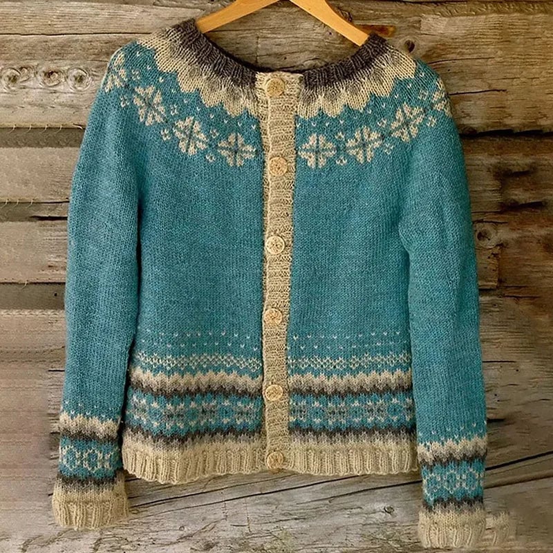 Liliana | Vest met Scandinavisch patroon