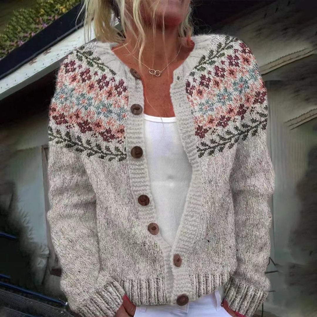 Liliana | Vest met Scandinavisch patroon