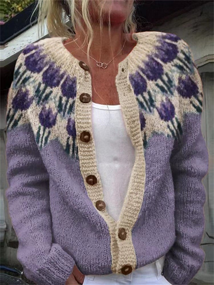 Liliana | Vest met Scandinavisch patroon