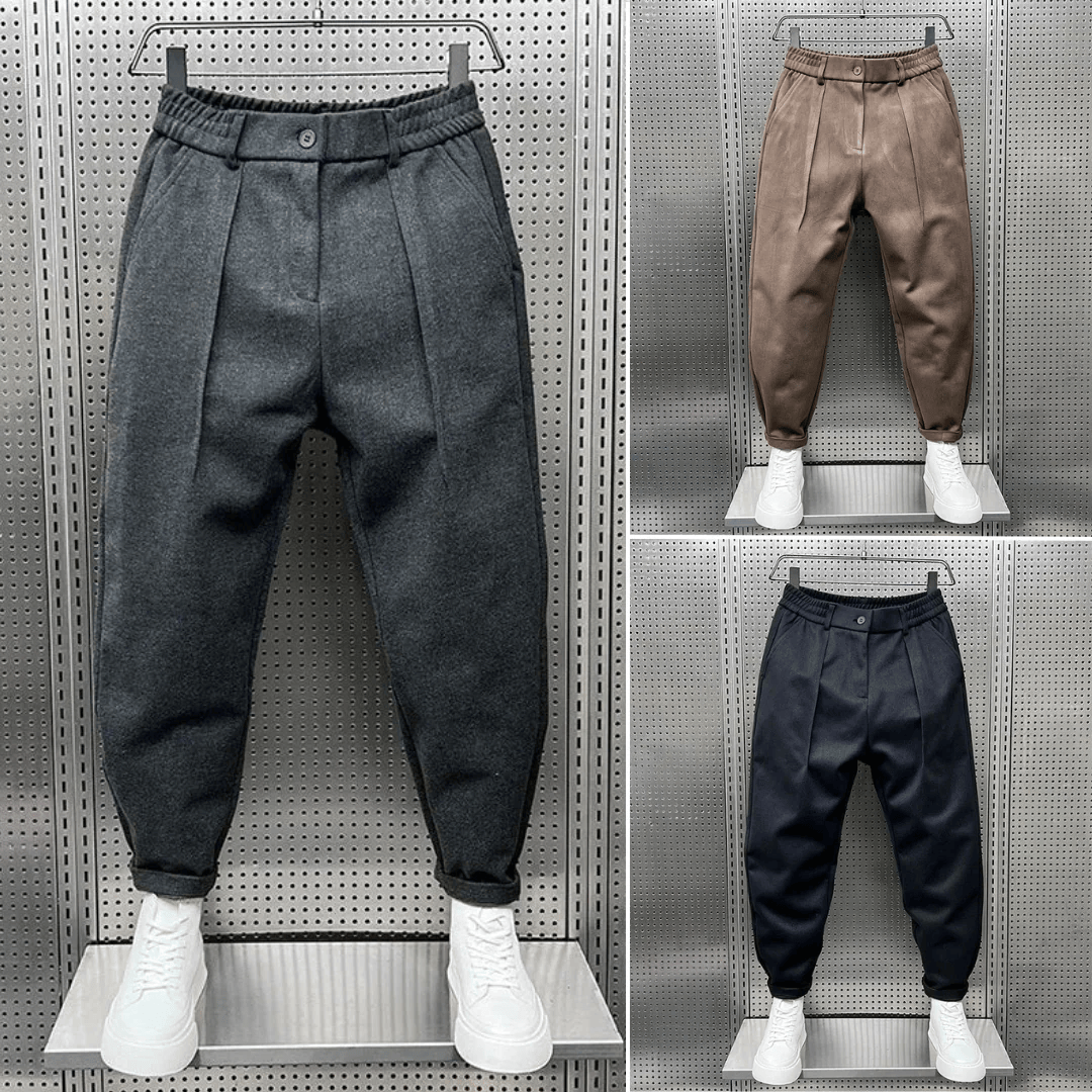 Tobin | Getailleerde Katoenen Broek