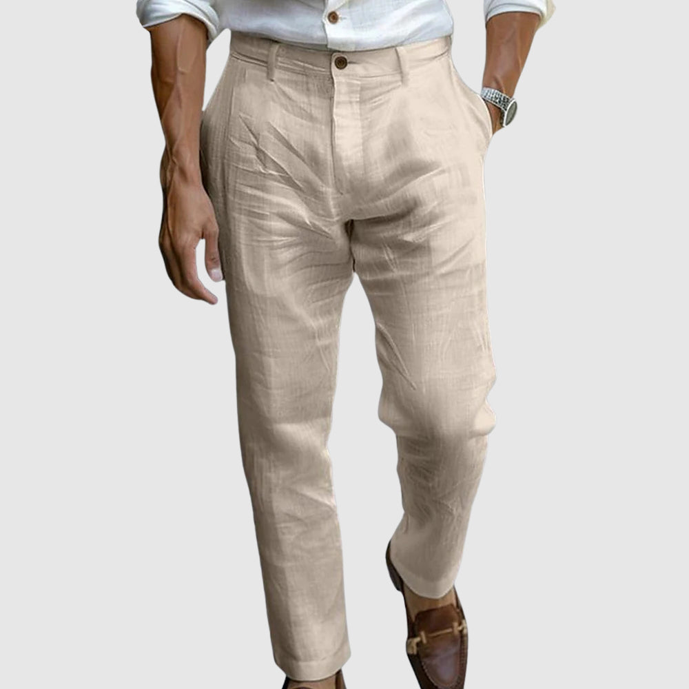 Ivo | Lichte Linnen Broek
