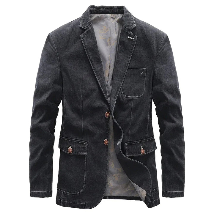 Nicolas | Verzorgde Denim Blazer