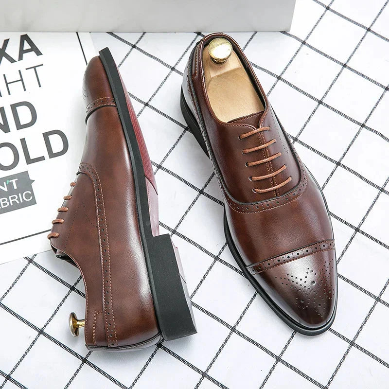 John | Klassieke leren Oxfordschoenen