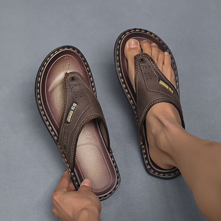Karel | Comfortabele Antislip Herensandalen
