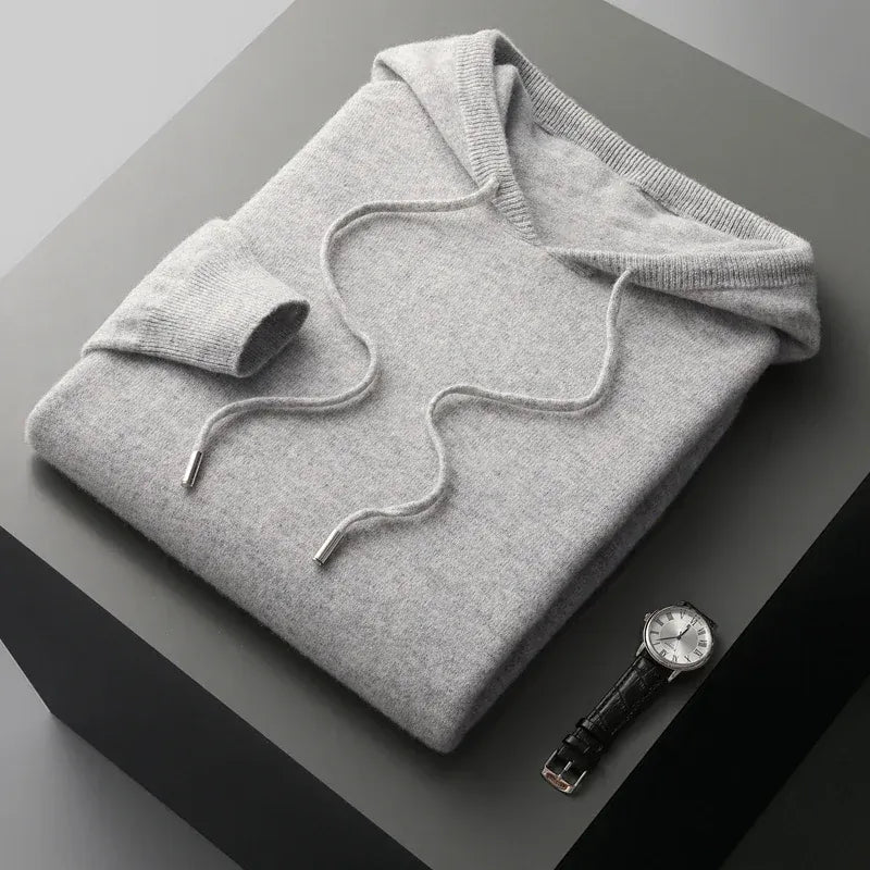 Louis | Verfijnde Gebreide Hoodie