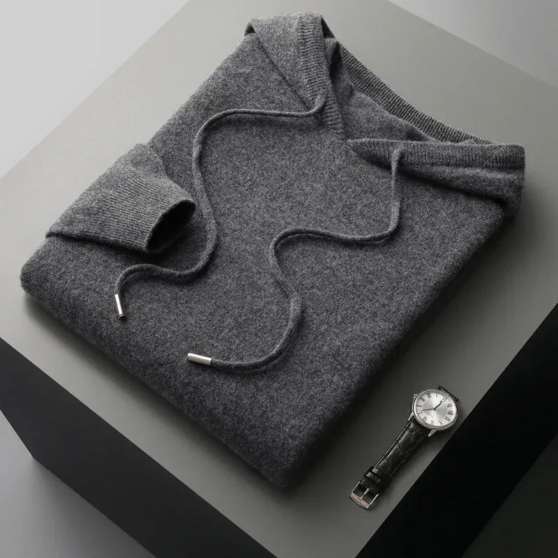 Louis | Verfijnde Gebreide Hoodie