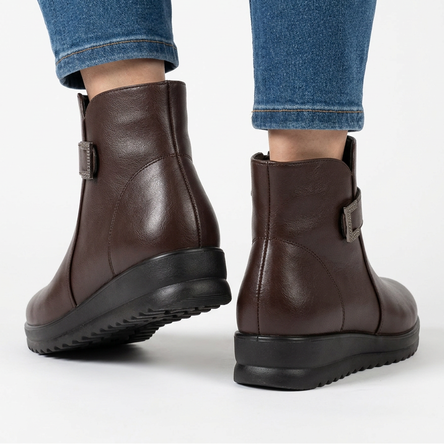 Lisa | Comfortabele Enkellaarsjes voor Dames