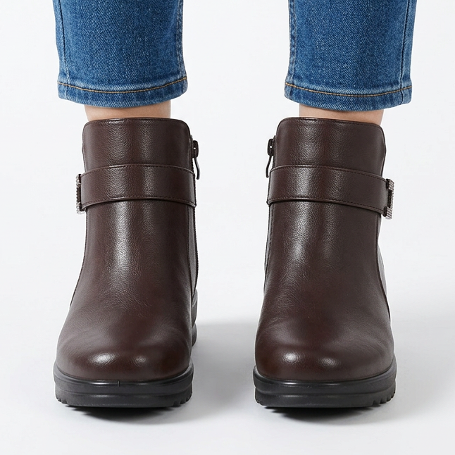 Lisa | Comfortabele Enkellaarsjes voor Dames