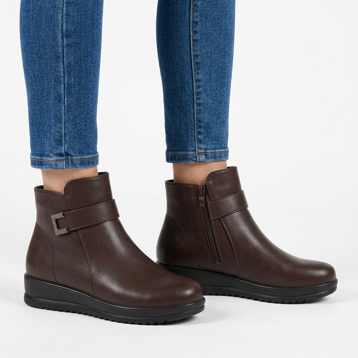 Lisa | Comfortabele Enkellaarsjes voor Dames