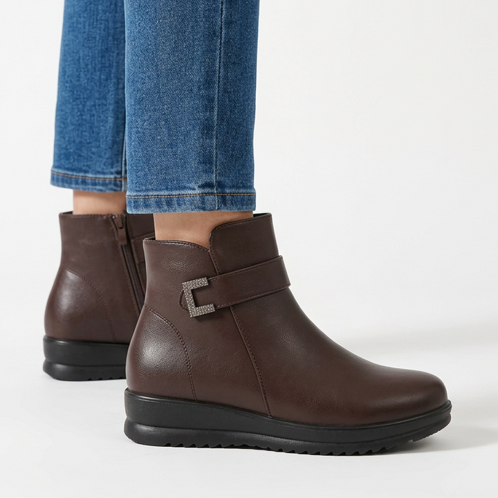 Lisa | Comfortabele Enkellaarsjes voor Dames
