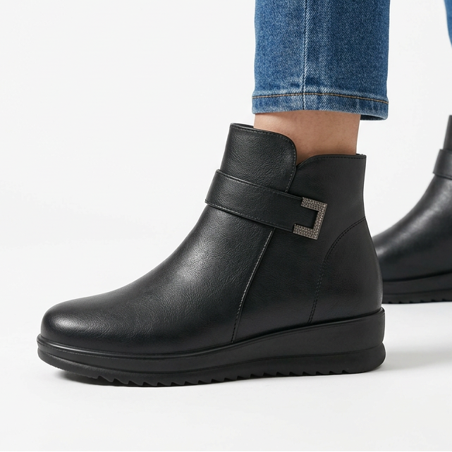 Lisa | Comfortabele Enkellaarsjes voor Dames
