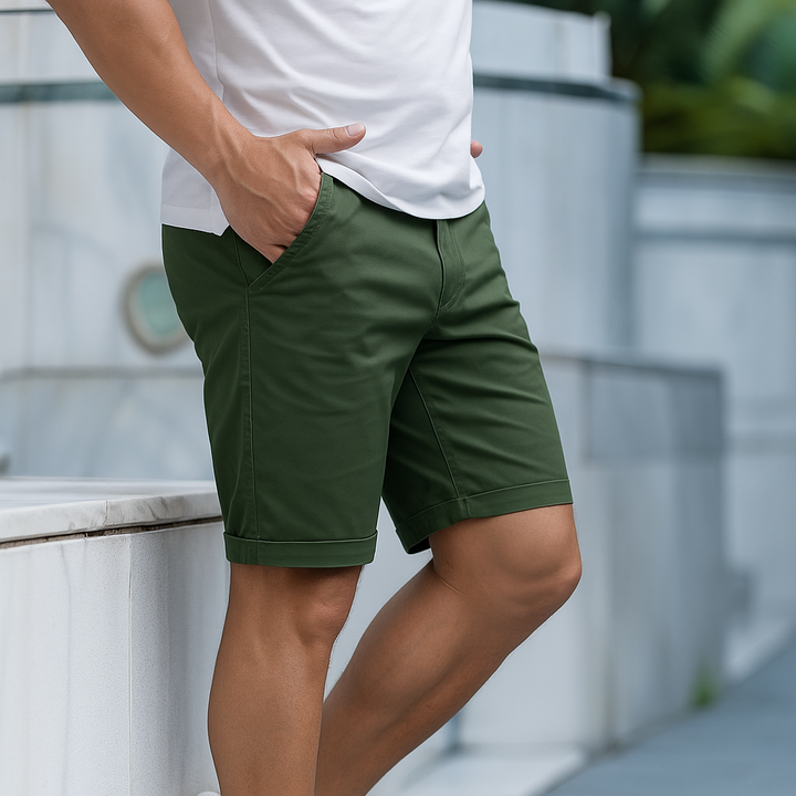 Floris | Stijlvolle katoenen shorts voor heren