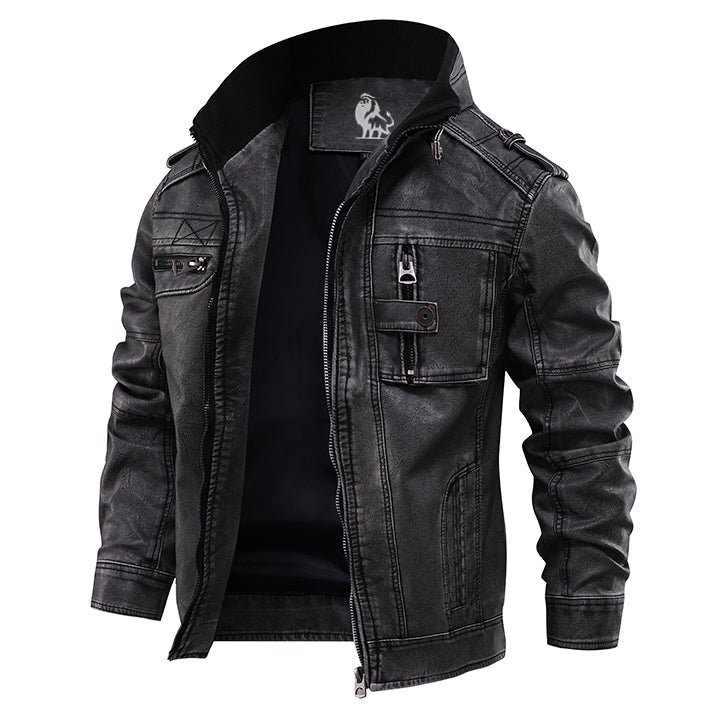 Bjorn | Stoere Leren Jas