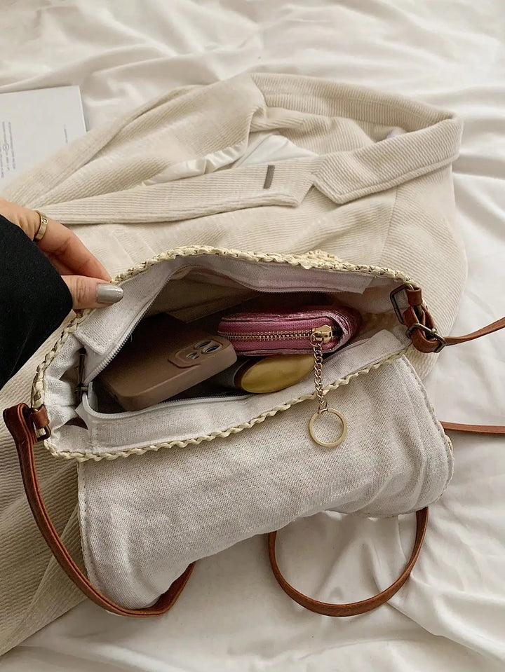 Amber | Elegante Gevlochten Tas