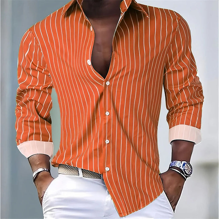 Maurits | Gestreept shirt met lange mouwen