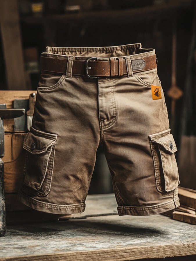 Victor | Robuuste Heren Cargoshorts