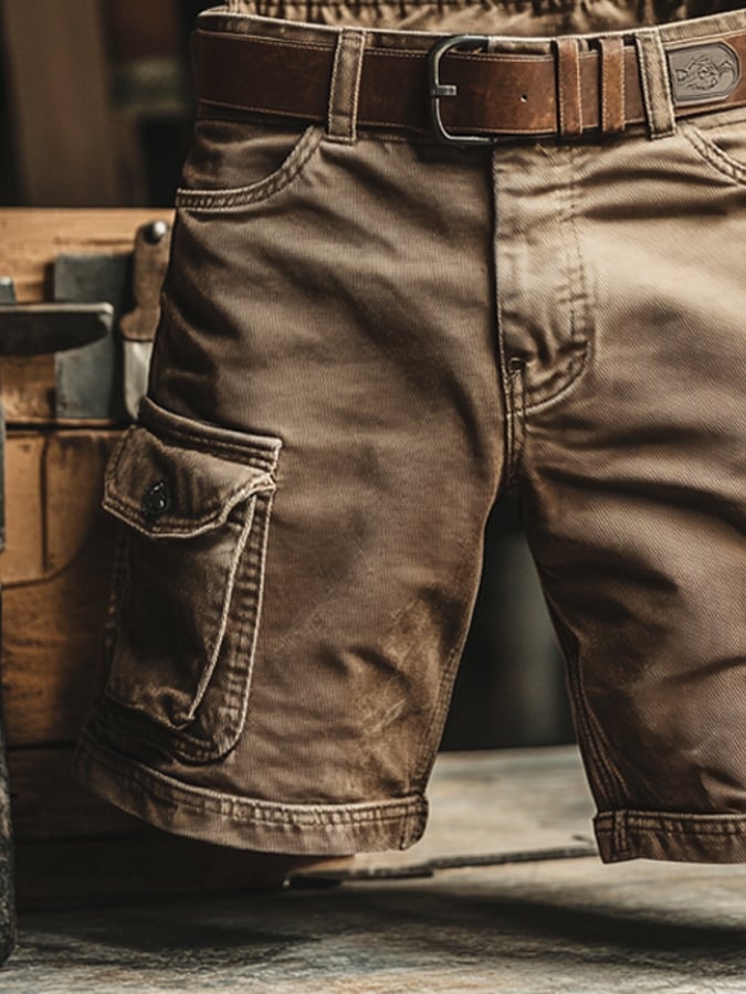 Victor | Robuuste Heren Cargoshorts