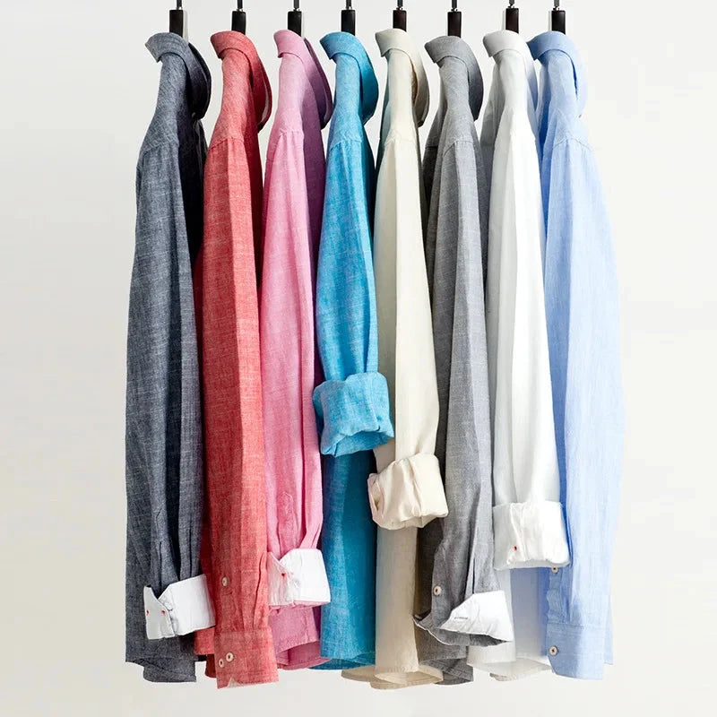 Noel | Lichtgewicht linnen overhemd
