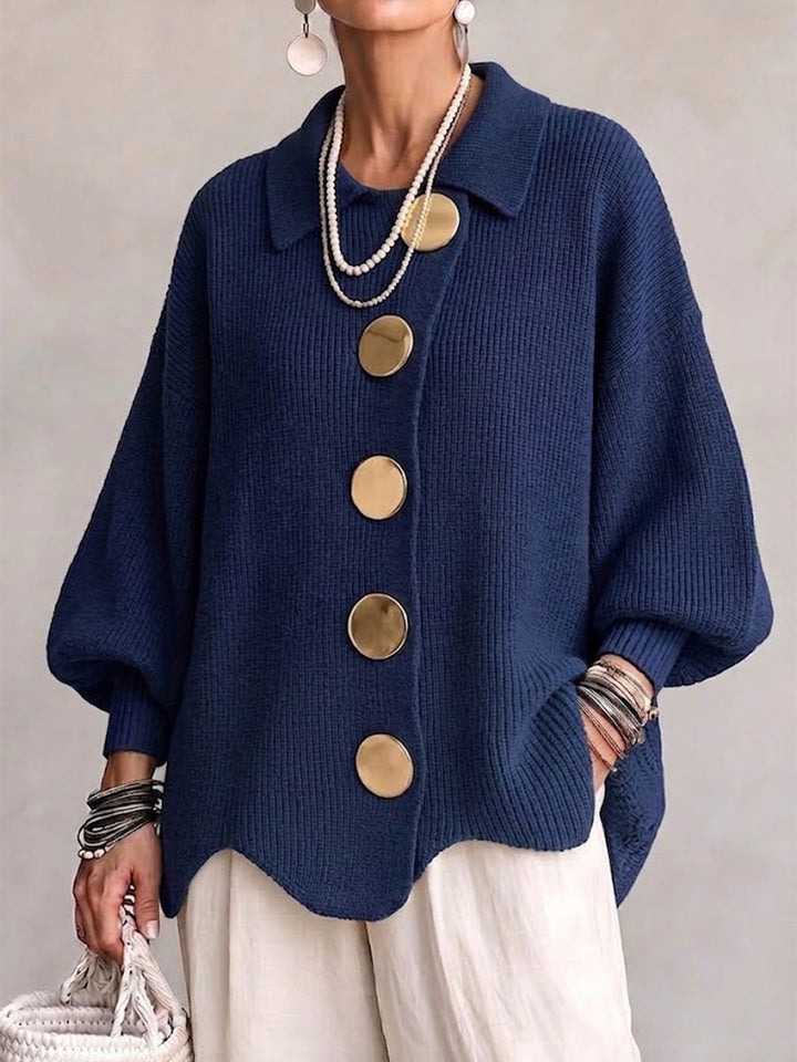 Karina | Oversized vest met knopen