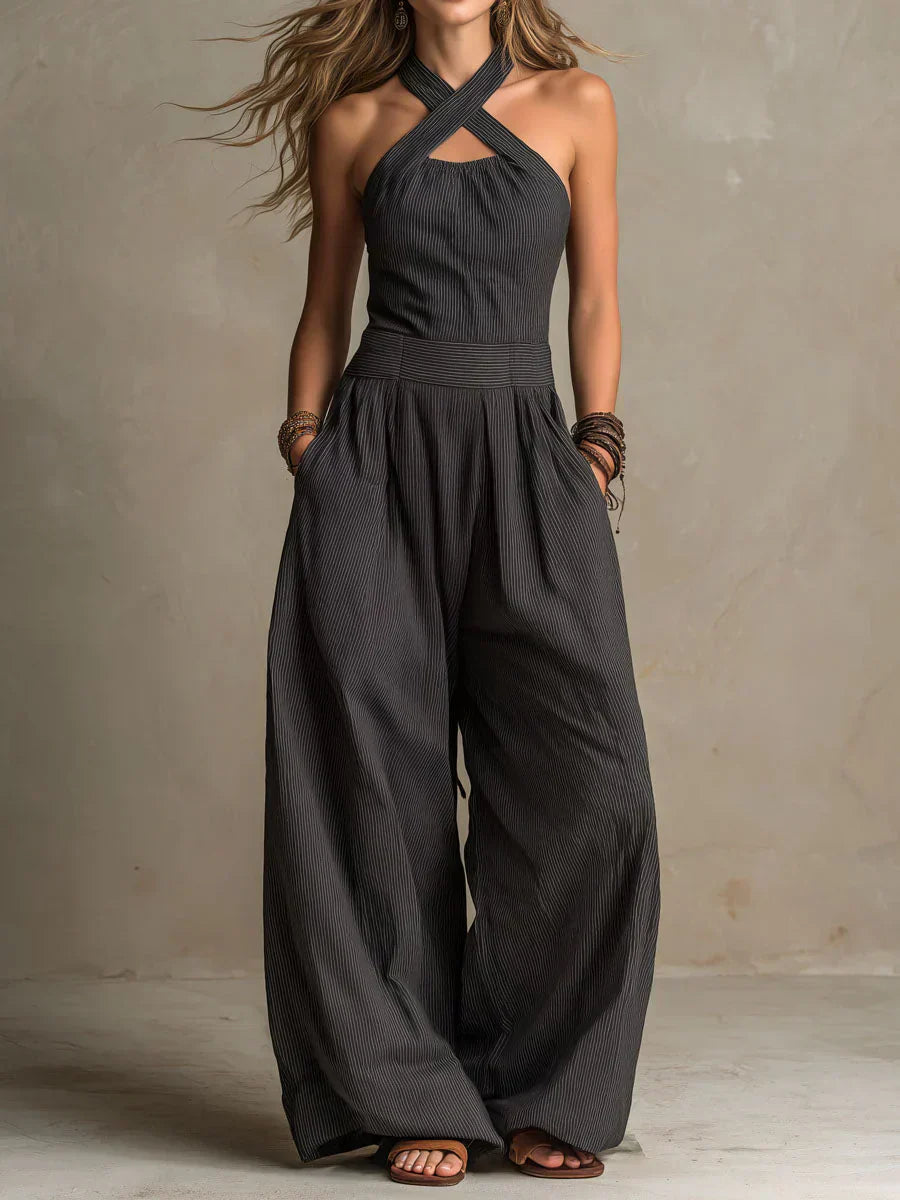 Adriana | Elegante Jumpsuit met gekruist decolleté