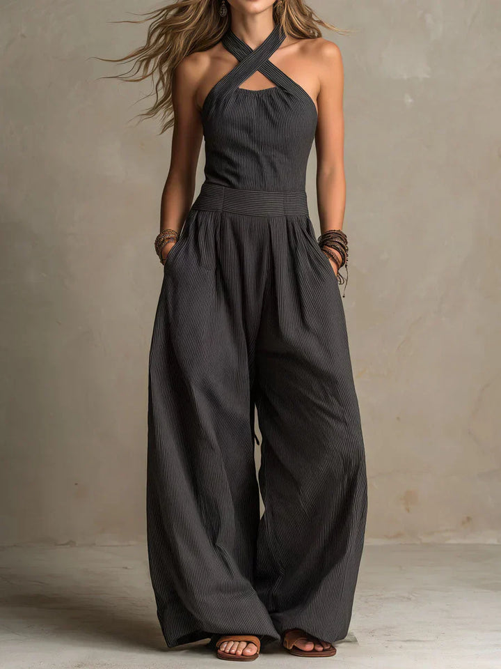 Adriana | Elegante Jumpsuit met gekruist decolleté