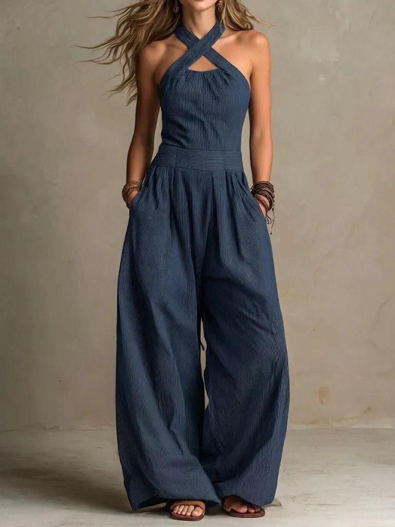 Adriana | Elegante Jumpsuit met gekruist decolleté