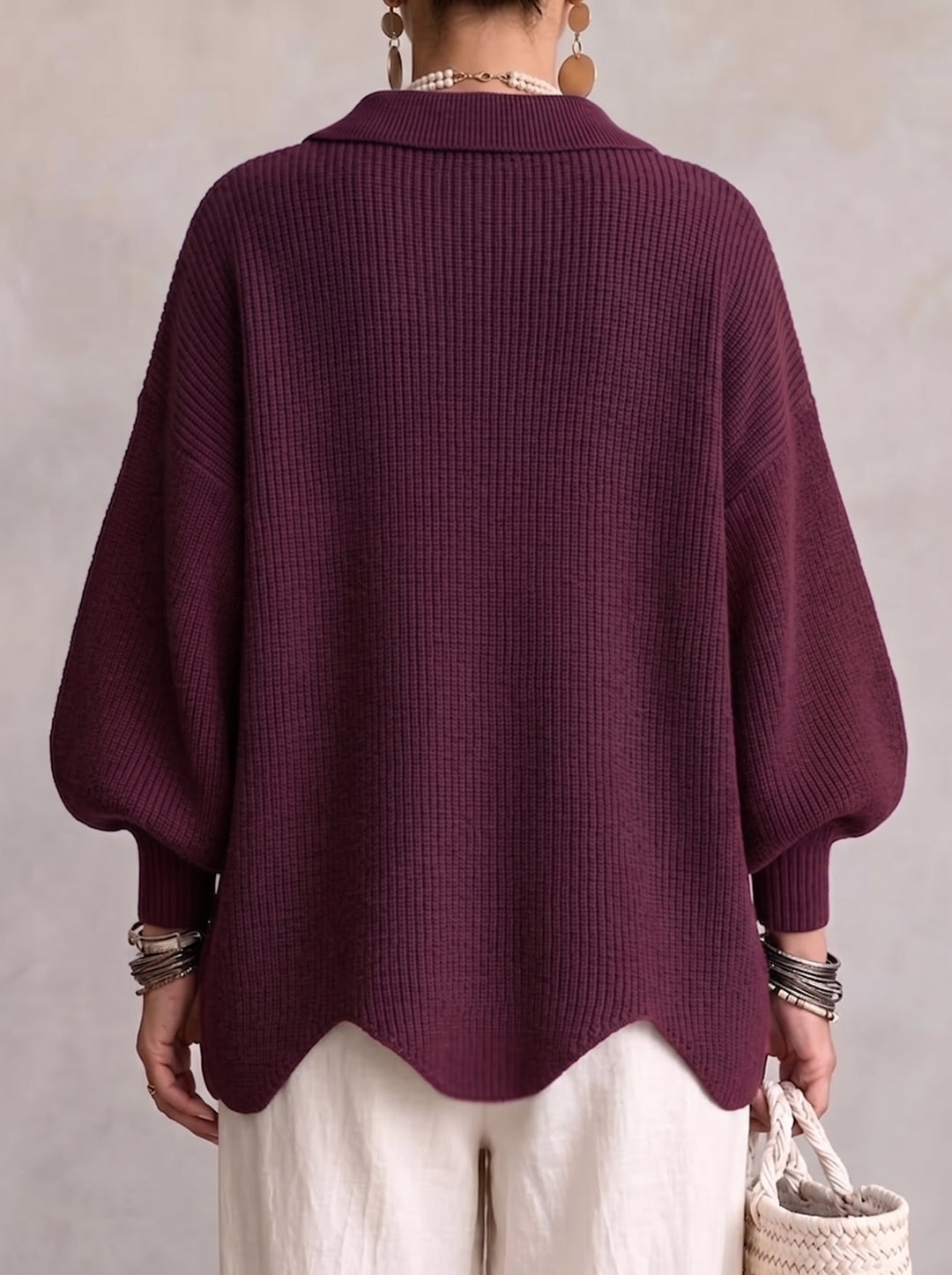 Karina | Oversized vest met knopen