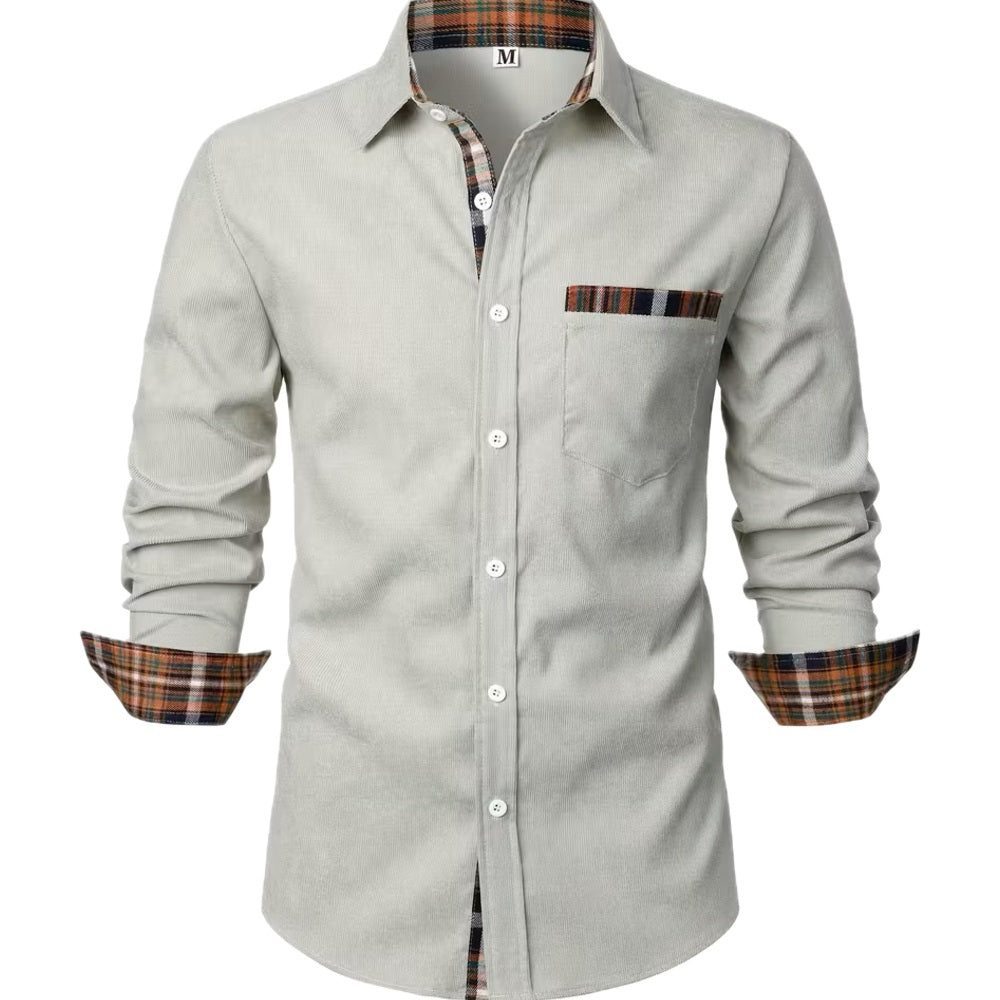 Siem | Casual overhemd met patch