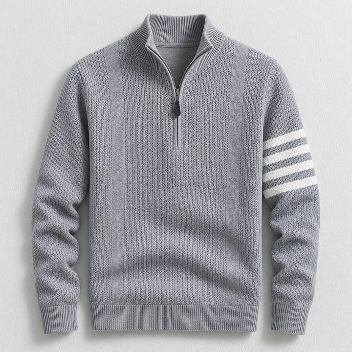 Arne | Katoenen Quarterzip Trui