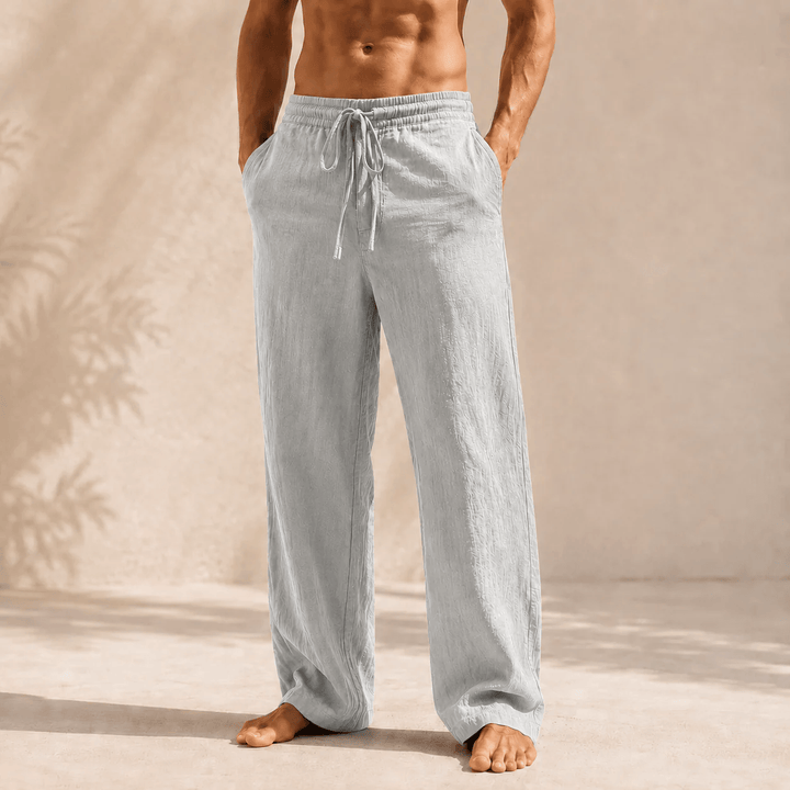 Ruben | Luchtige Linnenmix Broek