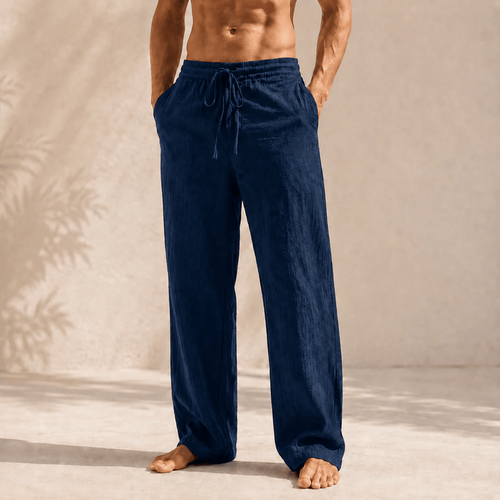 Ruben | Luchtige Linnenmix Broek