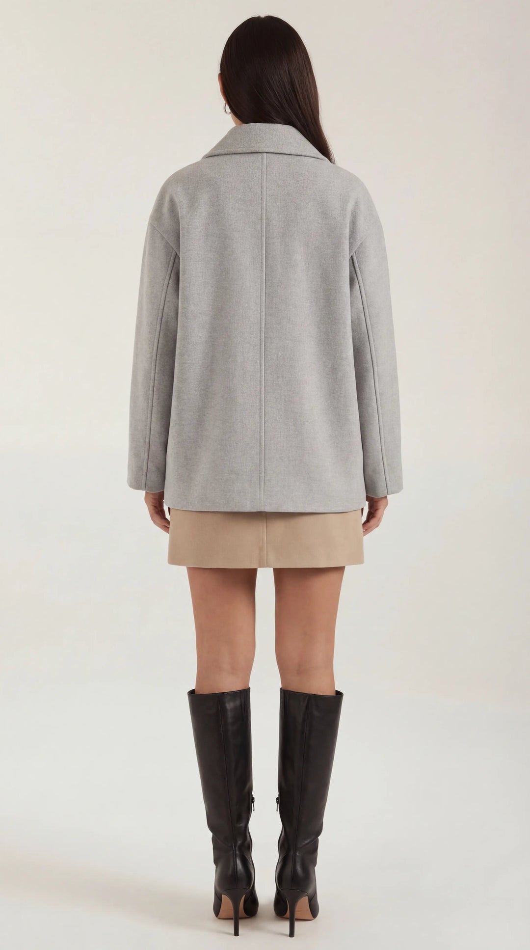 Amanda Oversized Asymmetrische Jas