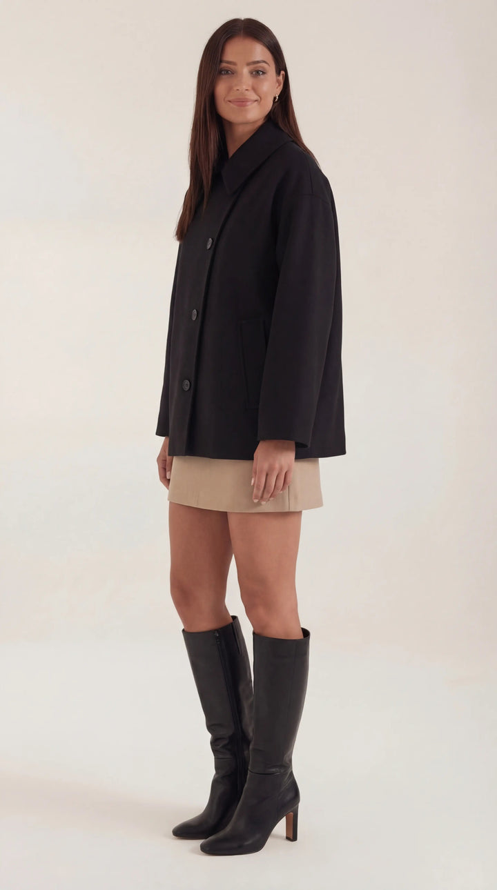 Amanda Oversized Asymmetrische Jas
