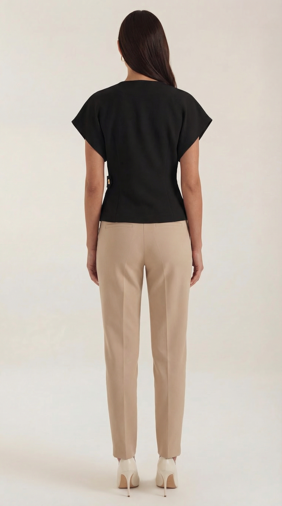 Amy blouse met V-hals