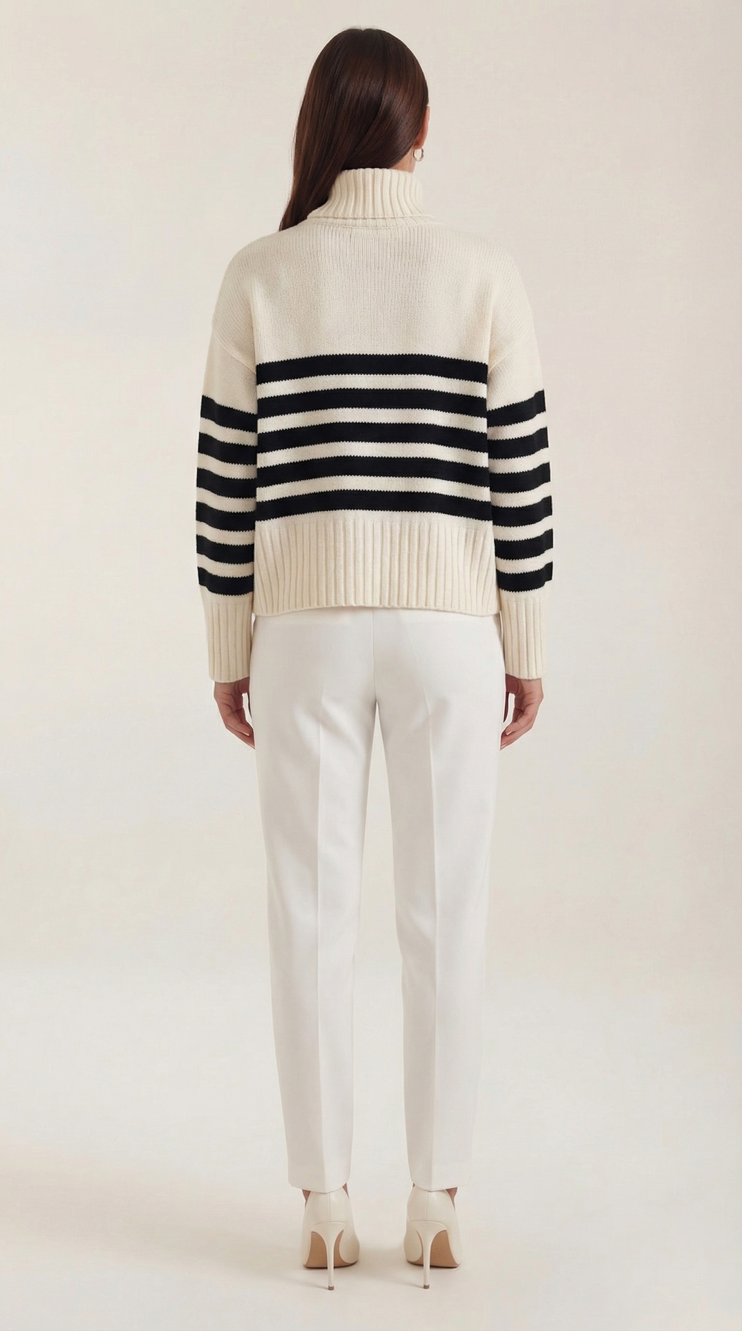 Oversized Gestreepte Trui