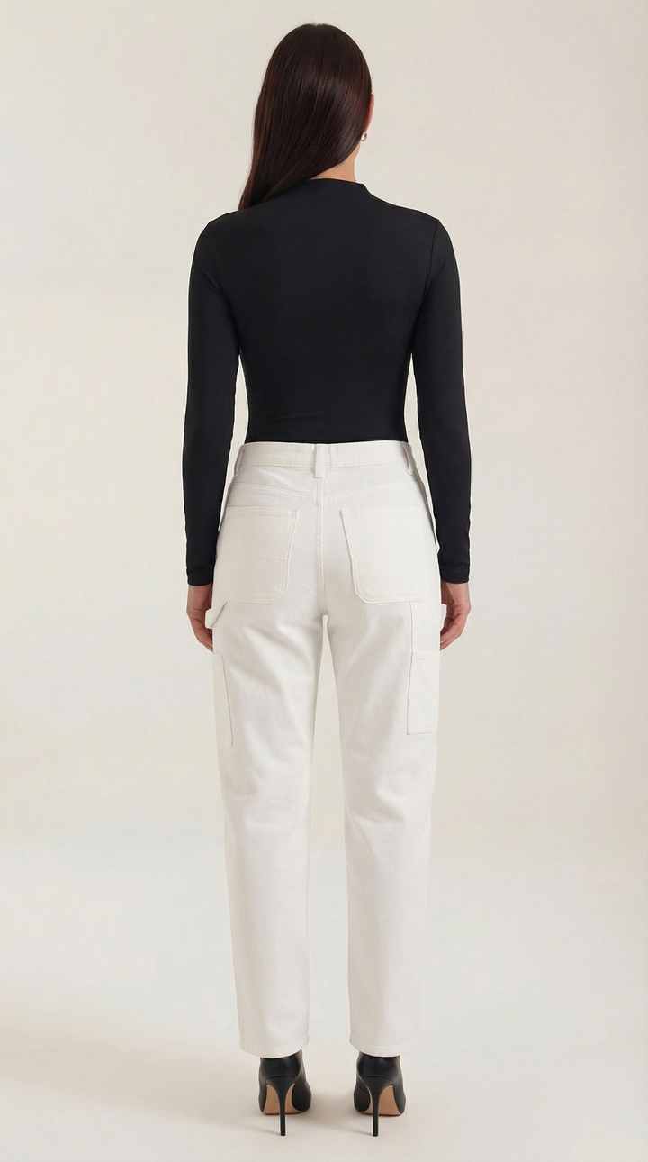 Audrey Geraffter Lange Mouwen Bodysuit