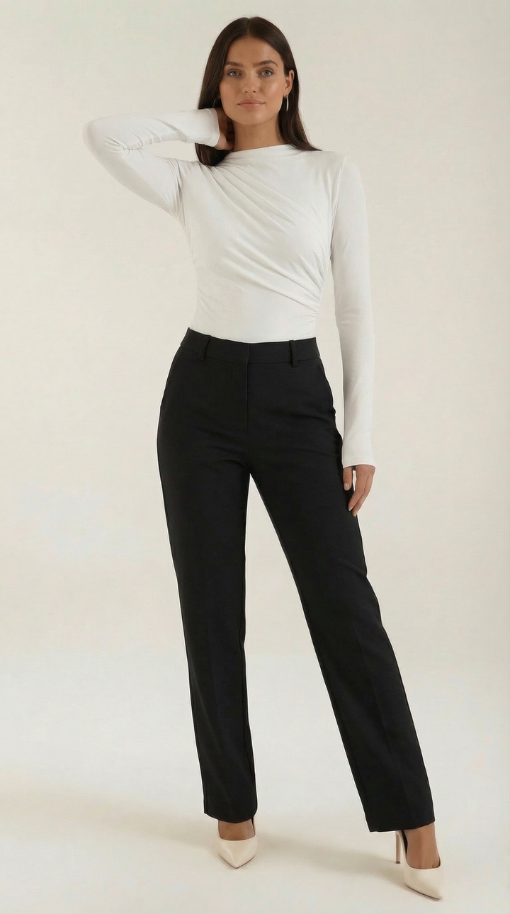 Audrey Geraffter Lange Mouwen Bodysuit