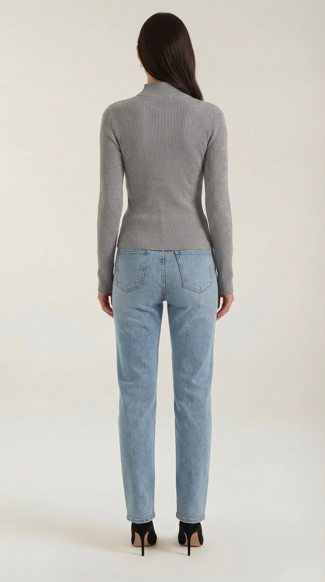 Barbara Chic Lange Mouwen Cutout Top
