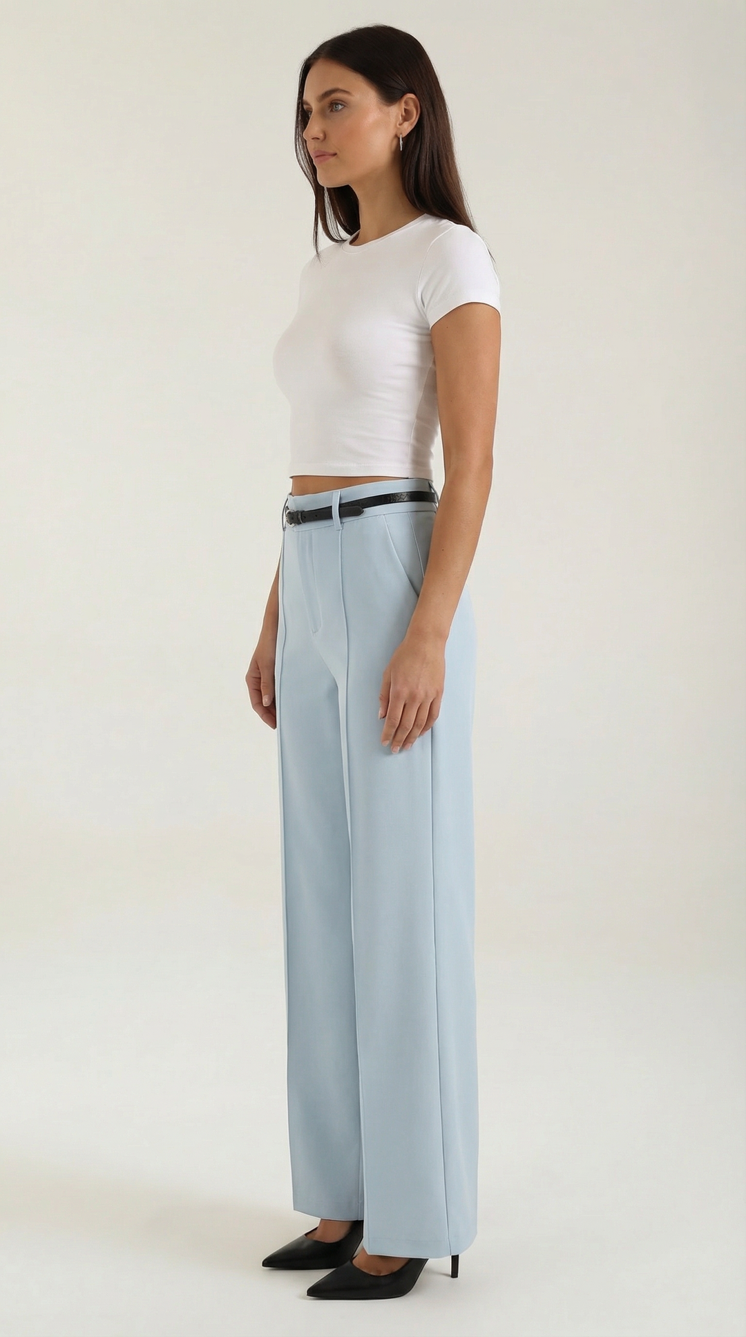 Bertha Wijde Pantalon van Stof