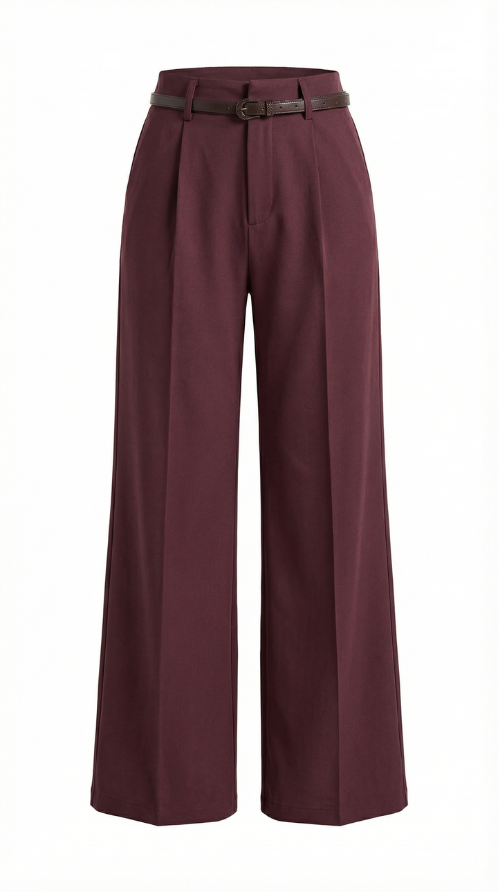 Bertha Wijde Pantalon van Stof