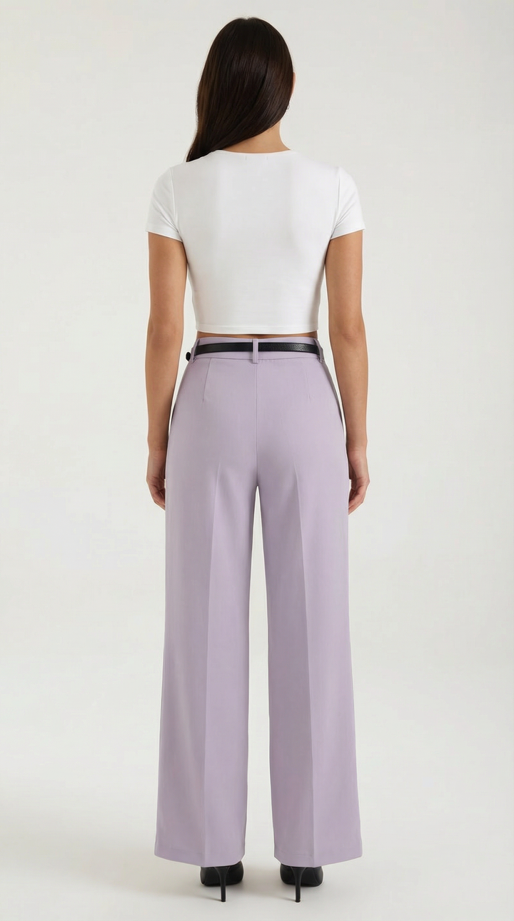 Bertha Wijde Pantalon van Stof